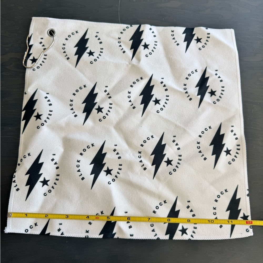 Black Rock Coffee golf towel